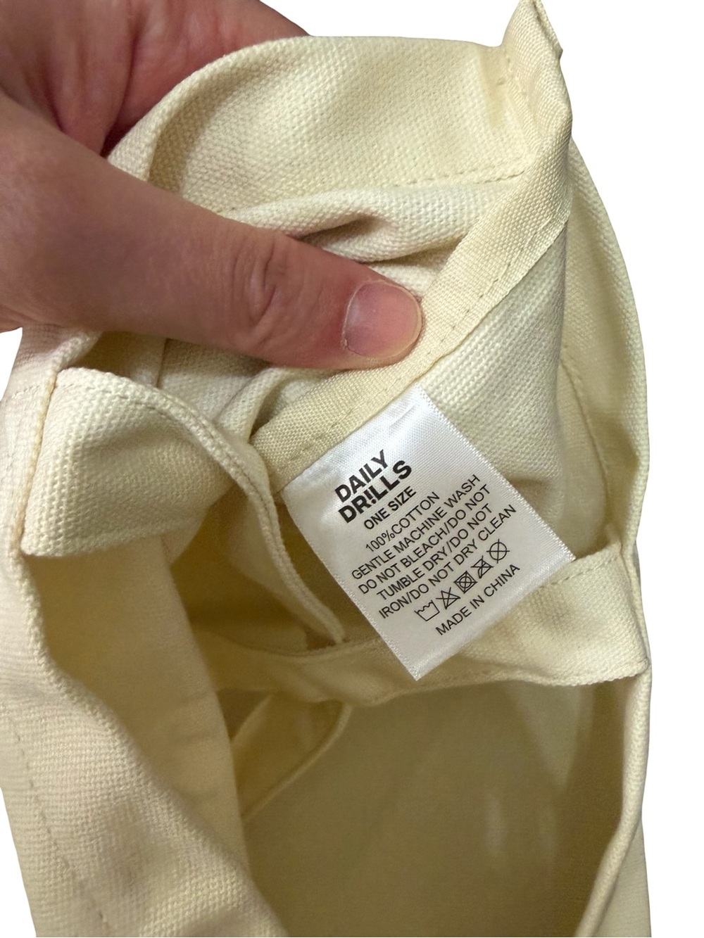 ⛵️Daily Drills Sailboat Tote Canvas Bag NIB Cream Oversized Beach Shopper 🤍 - Picture 6 of 6